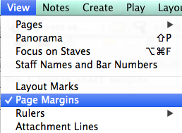 page margins